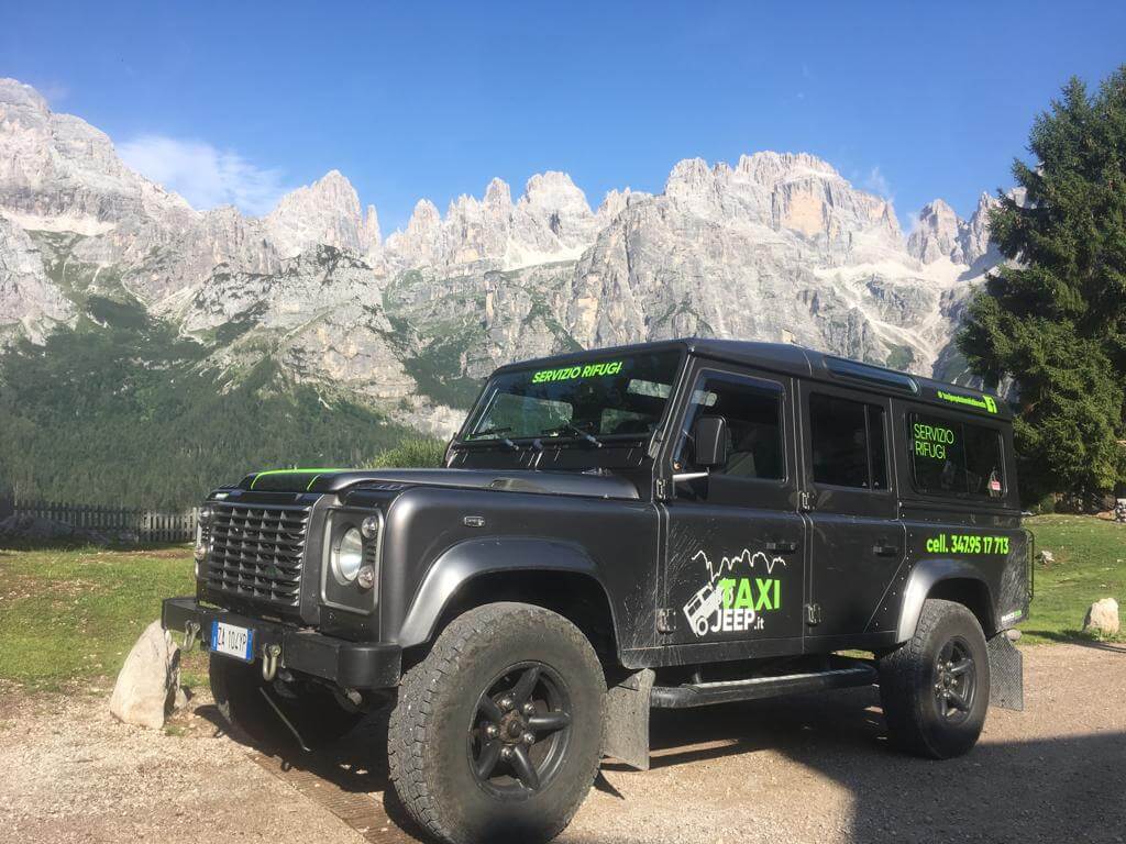 taxi jeep dolomiti